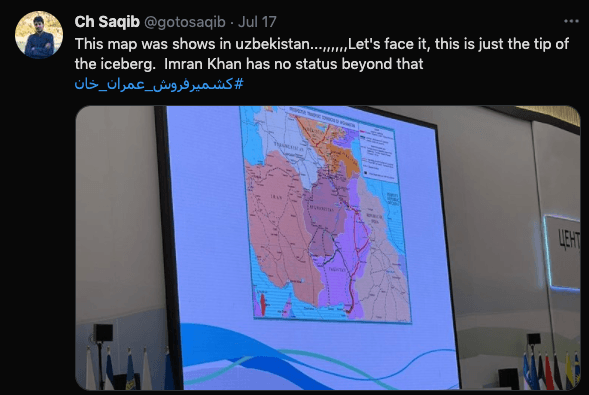 Correct map of J&K shown at Uzbekistan summit; Imran Khan's silence says it all [reactions]