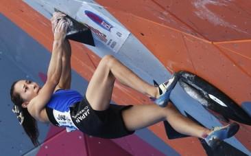 A file photo of sport climbing event being held at the 2018 Asian Games