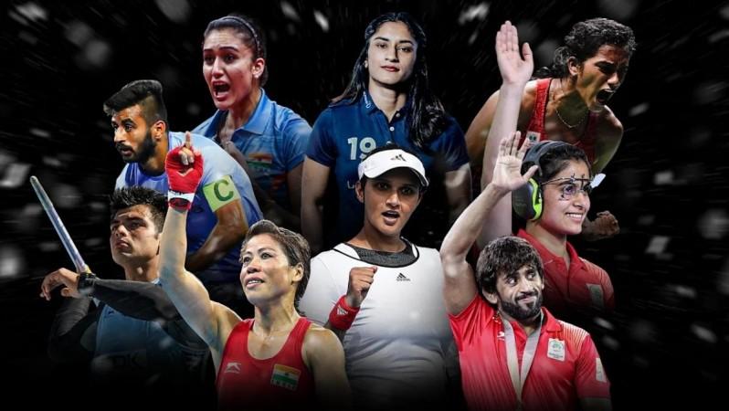 Participation in opening Ceremony for Indian Contingent ( pic-olympics.com)