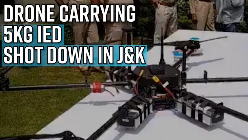 Drone carrying 5kg IED shot down in J&K