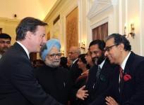 An old image of Jawhar Sircar (right) with then British Prime Minister David Cameron