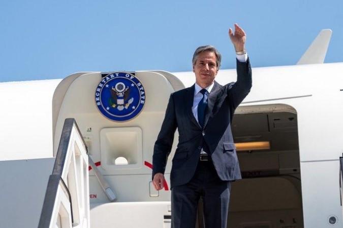 US Secretary of State Antony Blinken during his trip to Israel and Palestine