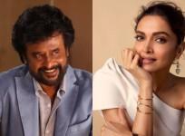 Rajinikanth and Deepika Padukone