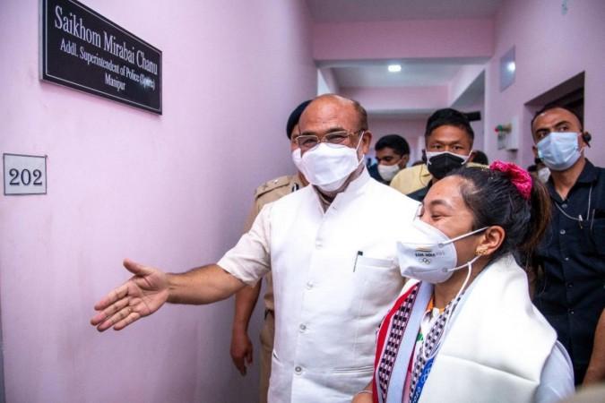 Mirabai Chanu's new office