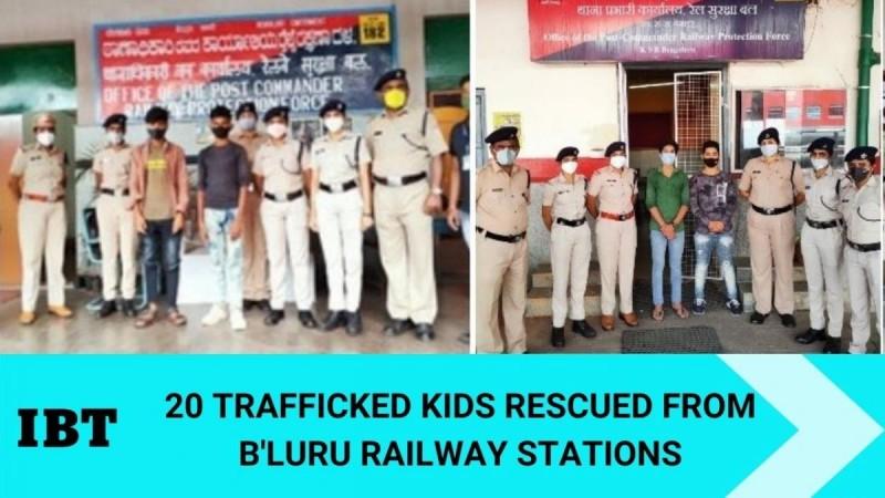 20 trafficked kids rescued from Bengaluru railway stations