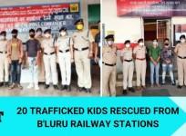 20 trafficked kids rescued from Bengaluru railway stations