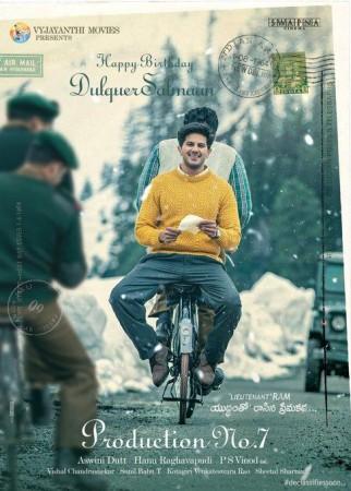 Dulquer Salmaan's collaboration with Vyjayanthi Movies and Swapna Cinema for an upcoming war-based love story Dulquer Salmaan's collaboration with Vyjayanthi Movies and Swapna Cinema for an upcoming war-based love story