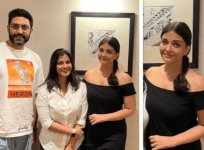 Aishwarya Rai Bachchan with family