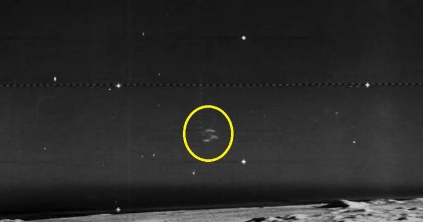Alleged UFO spotted in NASA image taken from the lunar surface UFO NASA