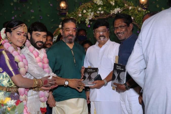 Snehan Marries Kannika Ravi in the presence of Kamal Haasan. Snehan-Kannika Ravi Marriage