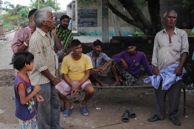 File Pic of West Pakistan refugees in Jammu West Pak refugees