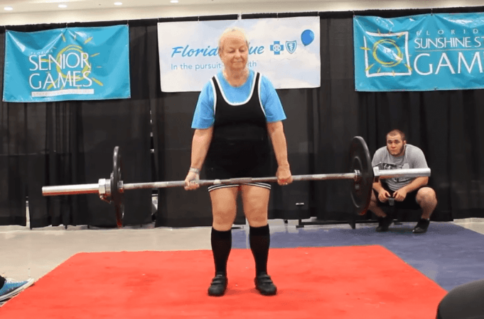 Edith Murway-Traina at a competition Edith Murway-Traina