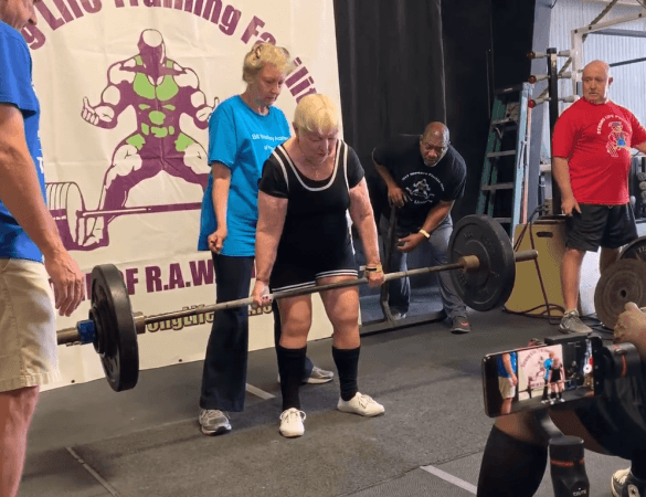 Edith Murway-Traina at a competition Edith Murway-Traina