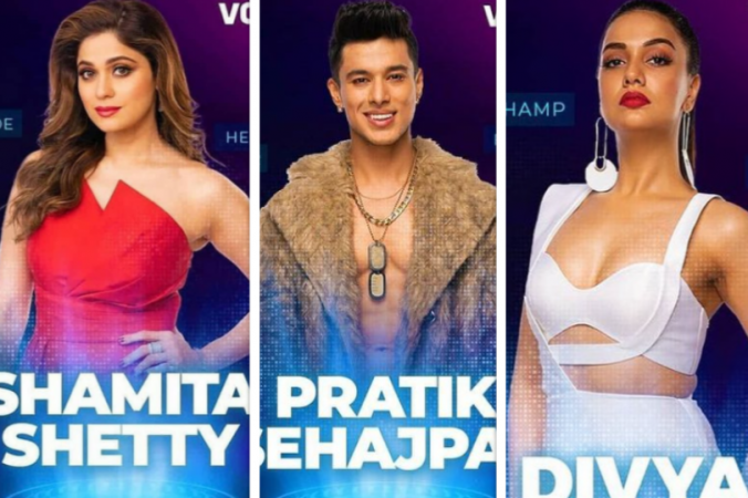 Shamita, Pratik, Divya Shamita, Pratik, Divya