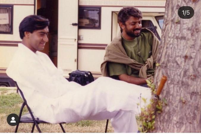 Ajay Devgan with filmmaker Sanjay Leela Bhansali Ajay Devgan with Sanjay Leela Bhansali