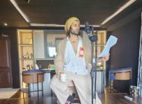 Vijay Deverakonda starts dubbing for his upcoming movie Liger.