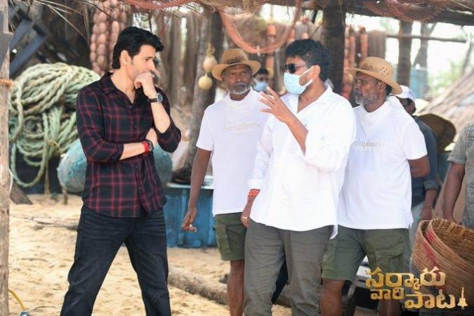 Mahesh Babu from the sets of Sarkaru Vaari Paata Mahesh Babu from the sets of Sarkaru Vaari Paata