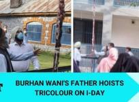 Burhan Wani's father, a school principal hoists tricolour in Tral; watch viral video