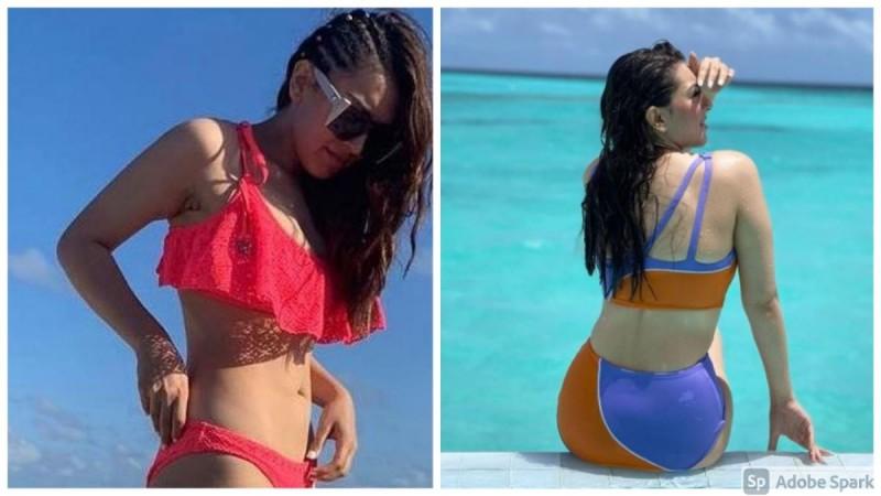 Hansika Motwani Dons Two Piece Bikini. Hansika Motwani Dons Bikini