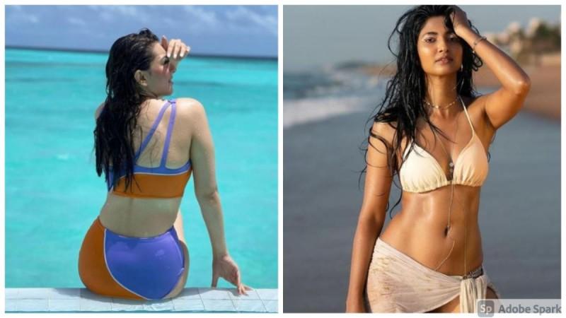 Who Looks Hotter? Hansika or Keerthi Pandian? Hansika Motwani vs Keerthi Pandian in Bikini