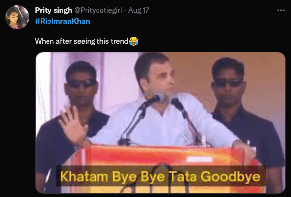 RIP Imran Khan trends on social media; death hoax debunked, memes take over [reactions]