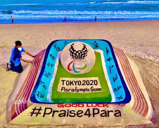 Praise For Para by sand artist Sudarshan Patnaik Praise For Para by sand artist Sudarshan Patnaik