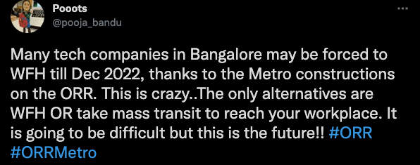 Extend WFH till Dec' 22; K'taka govt tells IT companies on B'luru ORR: What about livelihoods?