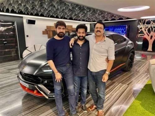 NTR's poses with his swanky Lamborghini Urus NTR's poses with his swanky Lamborghini Urus