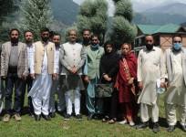 Lok Sabha Speaker Om Birla with Panchayat members