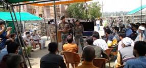GOC 15 Corps interacting with families of active terrorists