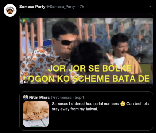 Serial numbers on samosas nothing to do with tech or GST [truth here]