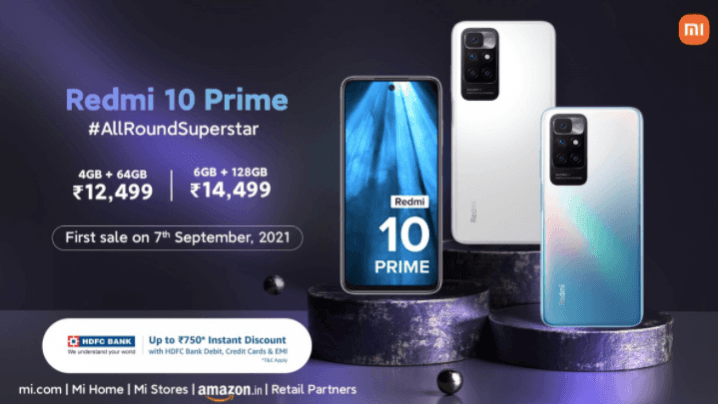 Redmi 10 Prime with 50MP quad cameras, 6000mAh battery launched in India