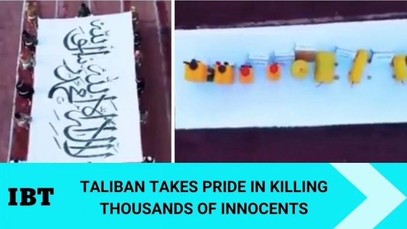 Taliban military parade