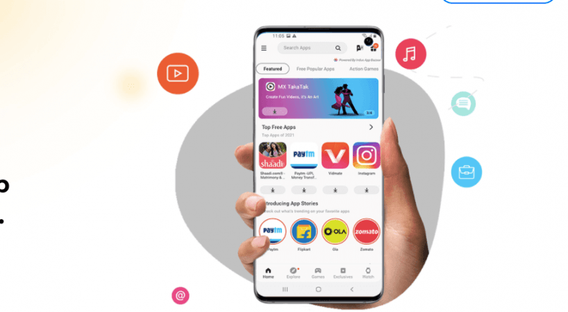 Indus App Bazaar is a one-stop platform for users Indus App Bazaar is a one-stop platform for users