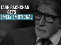 Amitabh Bachchan gets extremely emotional