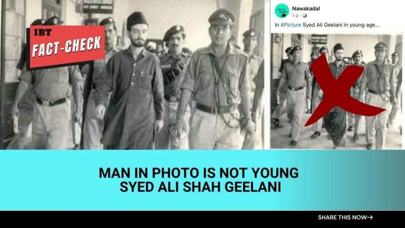 Fact check: Viral photo of young Geelani is of PAK leader Ataullah Mengal [truth here]