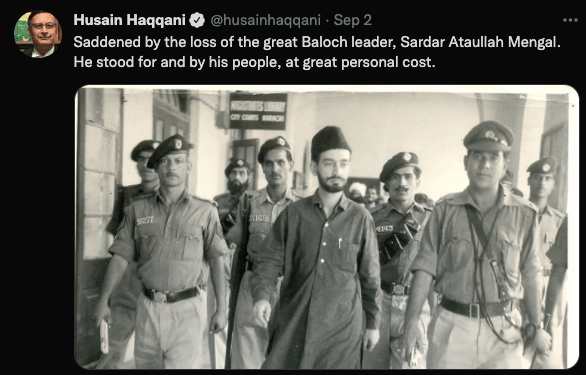 Fact check: Viral photo of young Geelani is of PAK leader Ataullah Mengal [truth here]