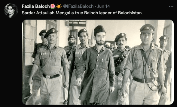 Fact check: Viral photo of young Geelani is of PAK leader Ataullah Mengal [truth here]