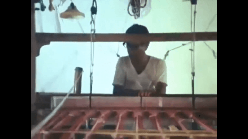 A still from Shyam Benegal's Susman inspired by Pochampally handloom weaver community