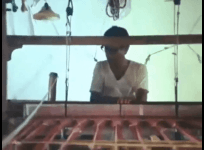 A still from Shyam Benegal's Susman inspired by Pochampally handloom weaver community