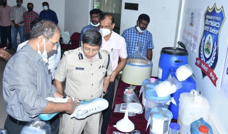Drug factory discovered in Bengaluru, narcotics worth Rs 2 cr seized Drug factory discovered in Bengaluru, narcotics worth Rs 2 cr seized