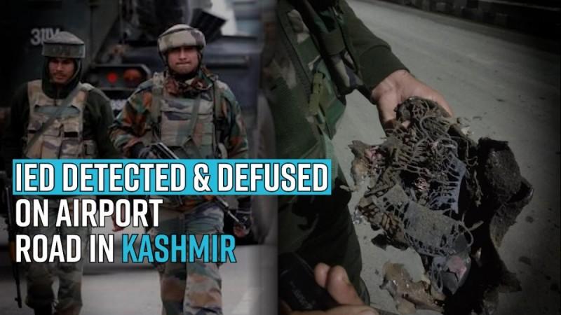IED detected, defused on Airport road in Kashmir