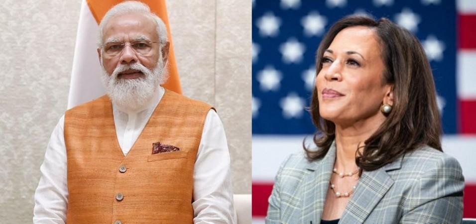 kamala harris and modi