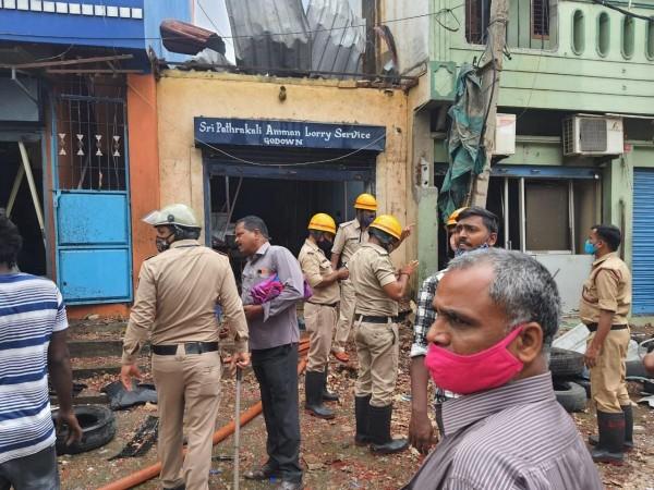 A huge explosion in Bengaluru: 3 dead, 4 serious, 10 bikes gutted. Bengaluru blast