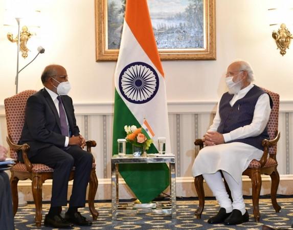 PM Modi with Adobe CEO PM Modi with Adobe CEO