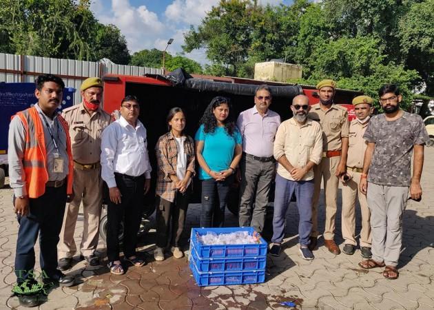 The rescue operation was done by TSA with the assistance of Nehru Zoological Park, Telangana and UP Forest Departments The rescue operation was done by TSA with the assistance of Nehru Zoological Park, Telangana and UP Forest Departments