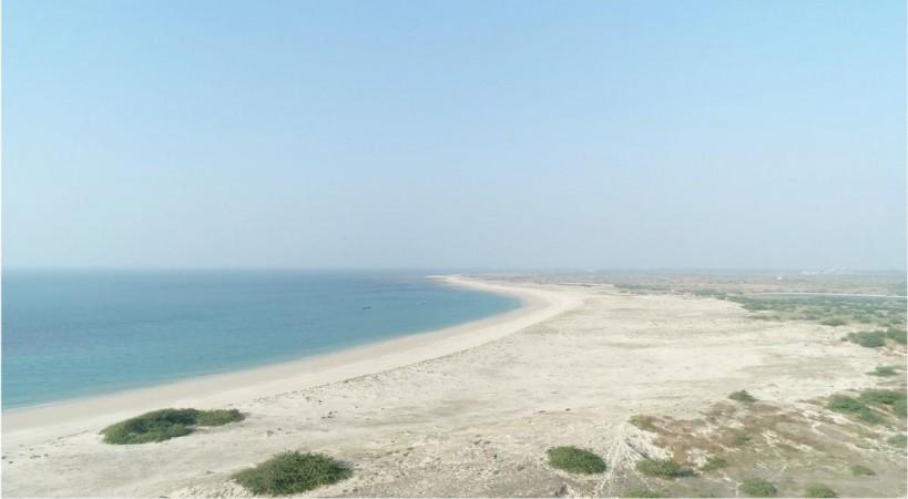 Shivrajpur beach in Dwaraka, Gujarat