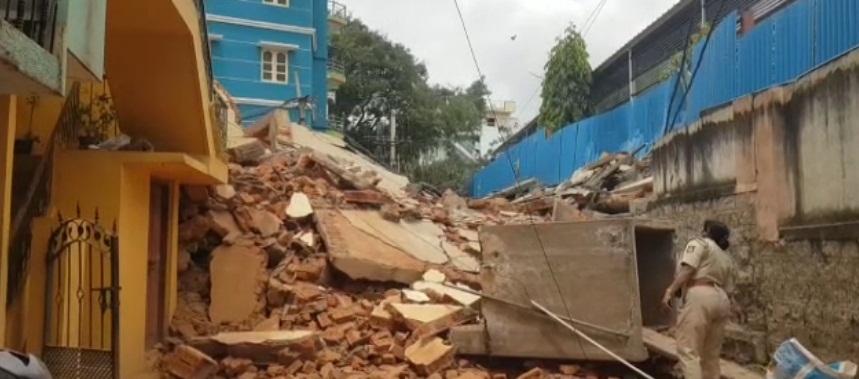 Three-storeyed Building Collapses In Bengaluru, No Casualties Reported ...