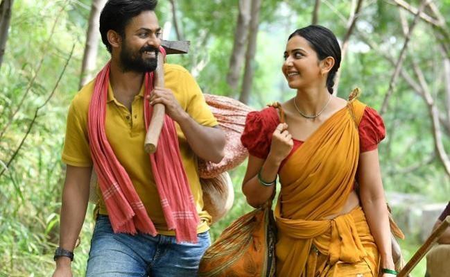 Rakul Preet and Vaishnav Tej in Konda Polam Rakul Preet and Vaishnav Tej in Konda Polam