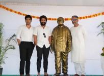 Allu Arjun, Allu Sirish, and Allu Bobby at the Allu Studios